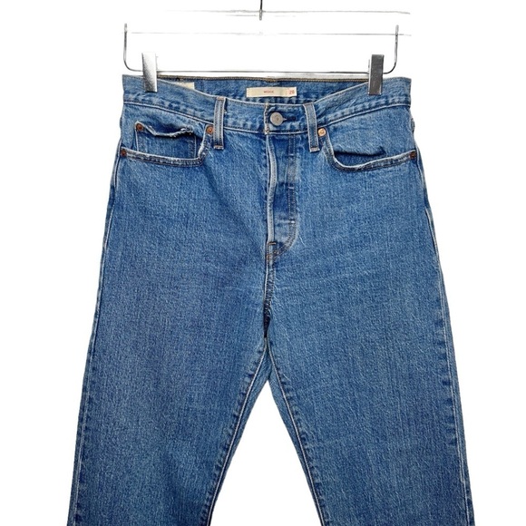 Levi’s x Free People Wedgie Icon Fit Premium Women’s High Rise Jeans Sz 28 - Picture 3 of 12